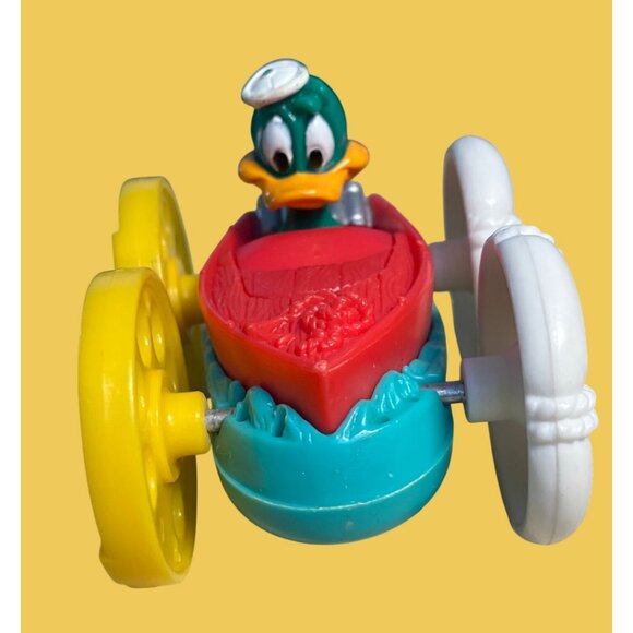 Vintage 1990 Tiny Toons Flip Car Babs Bunny & Plucky Duck McDonalds Happy Meal - Picture 2 of 11